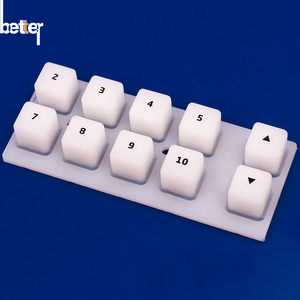 Botones de goma de silicona LED translúcidos personalizados para teclado de controlador MIDI - Product Image 3