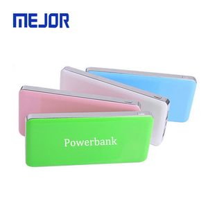 UV Kunststoff mobile Power bank 20000mah Dual 2A schnelles Ladegerät für Mobiltelefone USB Power Bank 10000mah