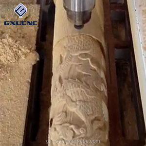 De alta velocidad China 4 eje dispositivo rotatorio CNC máquina con el mejor precio de enrutador de madera - Product Image 6