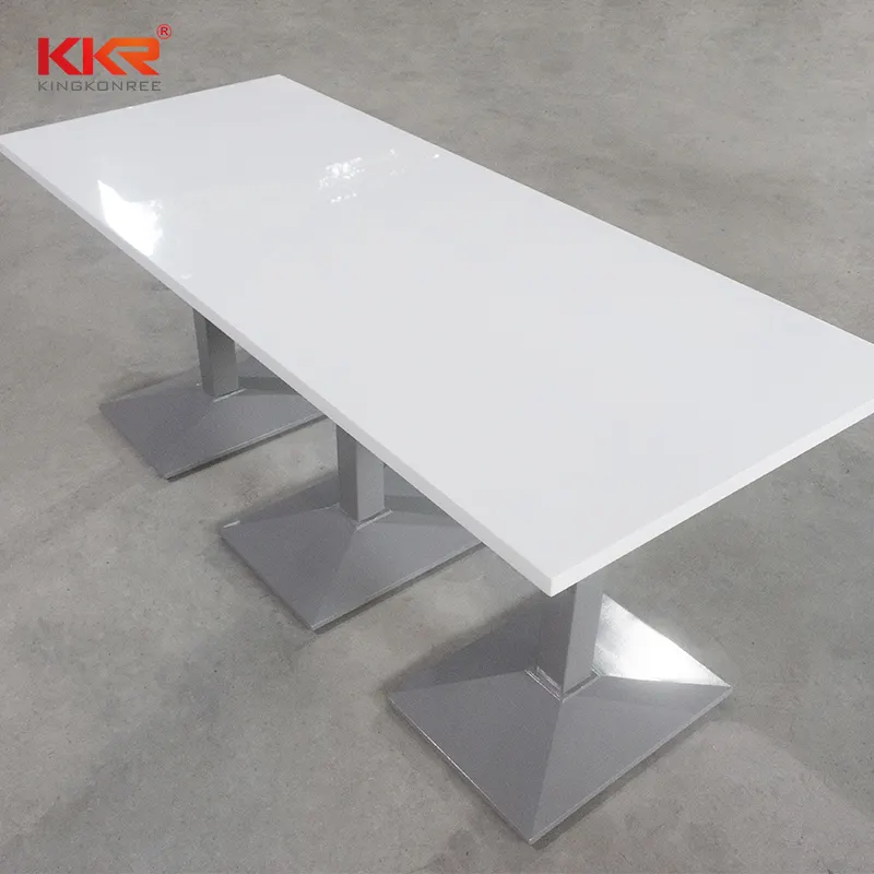 Mesa 3 en 1 de superficie sólida, mesa de comedor, 2020 KKR
