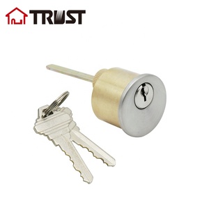 TIN TƯỞNG 4381-S-SN Xi Lanh Đơn Quảng Trường Rose Chốt Cửa Với SC Key Satin Nickel Kết Thúc - Product Image 6
