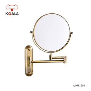 好价格黄铜8英寸3x放大折叠圆形智能化妆镜 - Product Image 5