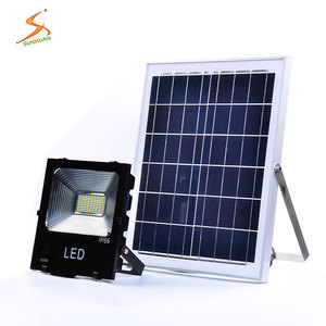 IP65屋外防水省エネ<span class=keywords><strong>LED</strong></span>ソーラーフラッドライト50wソーラーパネル付きガーデンパーク街路灯アルミ屋外