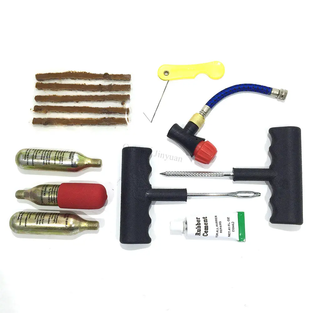 Kit Perbaikan Ban Tubeless Sepeda Motor/Alat Perbaikan Ban untuk Grosir JYMT-014