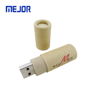 圆形光纤记忆棒8g OEM闪存盘64g圆柱牛皮纸<span class=keywords><strong>16gb</strong></span>木管32g纸u盘
