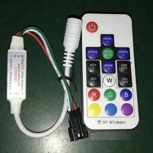 Светодиодный мини-пульт дистанционного управления dream color IC rgb LED контроллер led light rgb led rf контроллер - Product Image 1