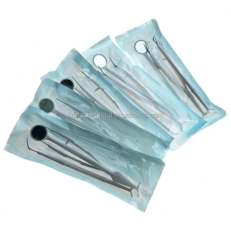 3 unids/set Dental desechable Intraoral espejo de boca kit