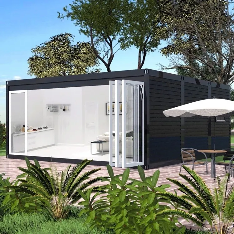 Bingkai Struktur Baja Kustom Rumah Kontainer Modern Rumah Prefab