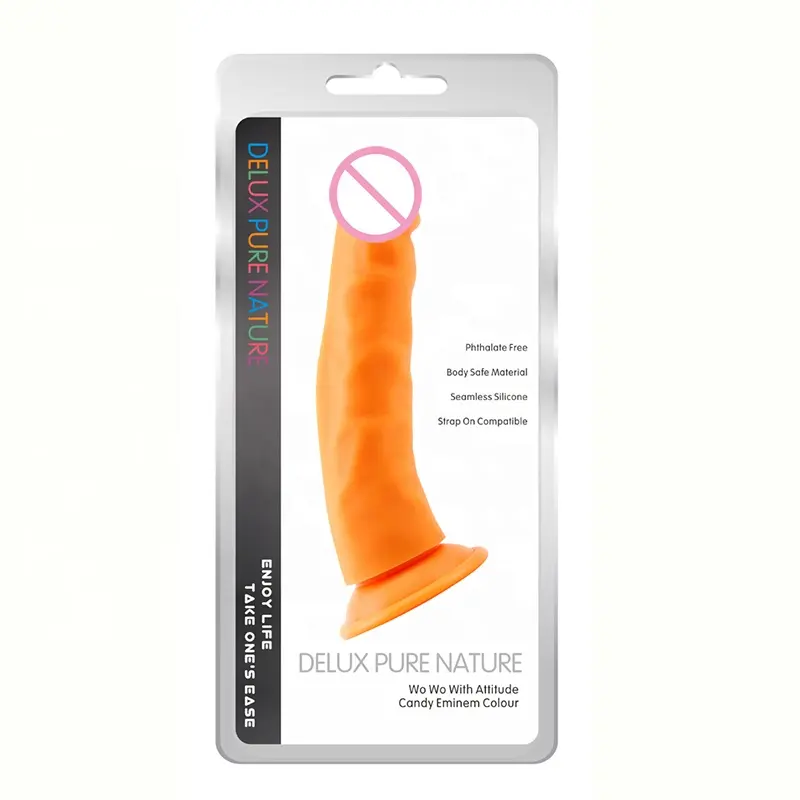 Di alta qualità realistica del rubinetto del pene pieno del corpo del sesso del silicone dildo 22.5 4.2 cm artificiale del pene per adulti gay