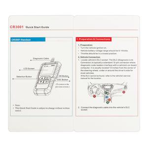 Lector de código LAUNCH CREADER 3001 multilingüe en ruso compatible con la función OBD2/EOBD CR3001 completo todos los protocolos 12V 0,2 kg - Product Image 4
