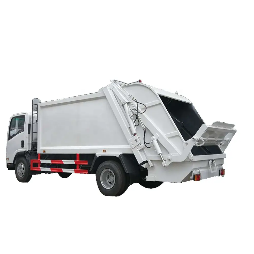 Yüksek kalite japonya marka 7 cbm atık toplama çöp kompaktörlü kamyon için satış