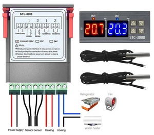 STC-3008 <strong>computer</strong> <strong>digital</strong> display intelligent dual control electronic thermostat adjustable temperature <strong>controller</strong> switch - Product Image 3