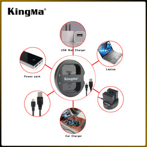 Kingma BM015-<span class=keywords><strong>LPE8</strong></span> lp-e8マイクロusbポータブルバッテリー充電器デュアルチャンネル充電canon eos 650d 600d 700d lp-e8バッテリー