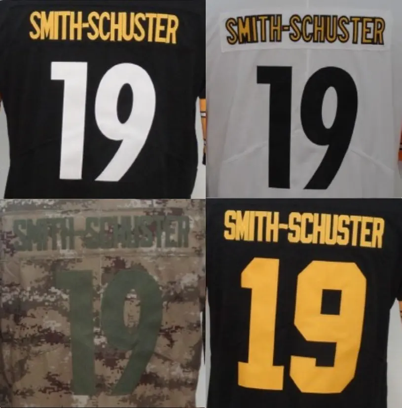 Juju Smith-Schuster mejor calidad cosido Camisetas fútbol americano