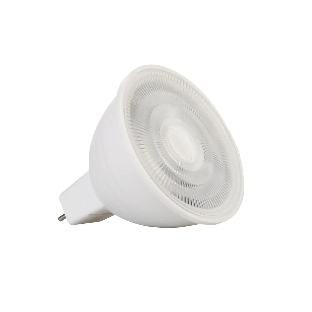 7 W Yüksek Güç MR16 LED Ampul AC 220 V 2835 SMD GU10 LED ışık Koruma Kapağı Ile LED Spot LED tavan lambası Için