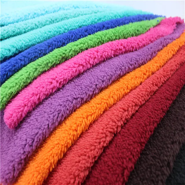 Tecido caspa polar personalizado, cores completas de tricô circular, polar, lã, cobertor personalizado, para mercado do méxico