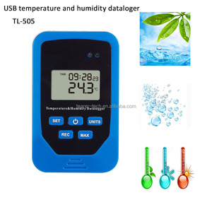 Termo registrador industrial de temperatura y humedad con interfaz USB y TL-505 de software