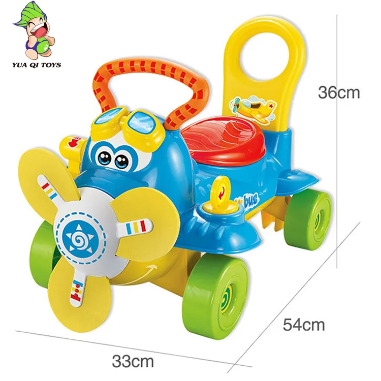 Nuovi giocattoli Giro push 2 in 1 gioco aereo a piedi giocattoli per bambini Ride on auto elettrica