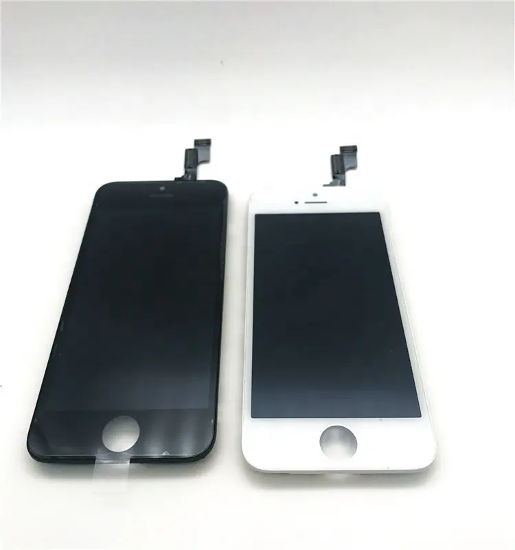 โทรศัพท์มือถือจอแสดงผล LCD + สัมผัสสำหรับแอปเปิ้ลสำหรับ Iphone 5กรัม5C 5วินาทีพร้อมจัดส่งฟรี DHL