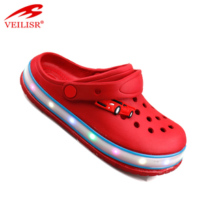 屋外の夏の子供点滅サンダルledライトキッズクロッグ - Product Image 5