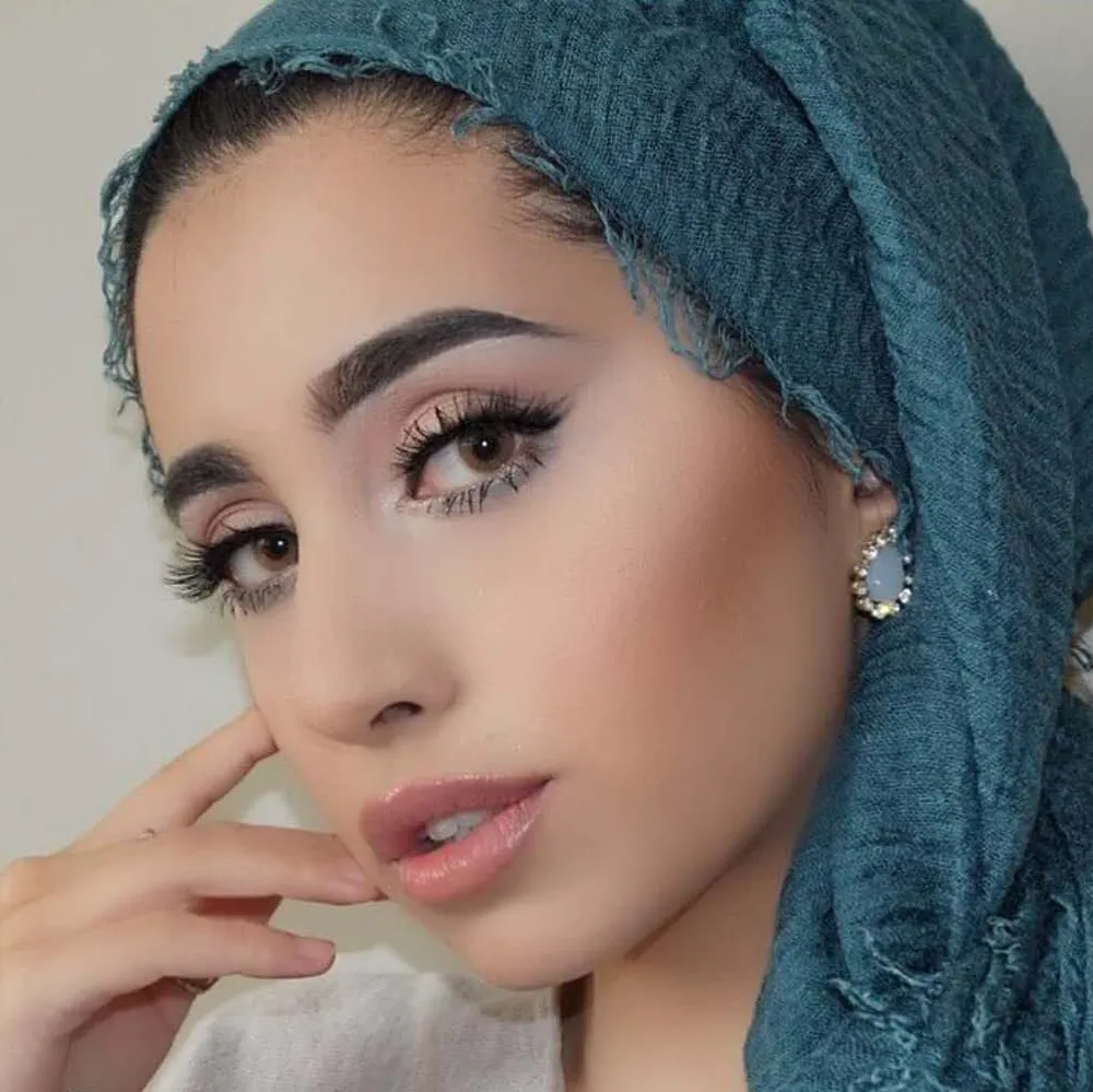 2021 nuovo Stile Pianura Moda 64 Colori Piega Delle Donne del Cotone africano Musulmano Hijab Sciarpa E Scialli Per Le Signore 90*180 centimetri
