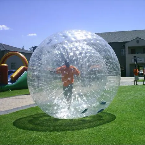 Boule de hamster zorb de grande qualité, boule à bulles, grande taille, naturelle, pour jeu de l'herbe, en vente, nouvelle collection