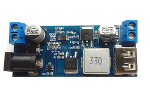 DC-DC 24V/12V 5V 5A調整可能USBステップダウン充電モジュールLM2596S交換用バックコンバータ電源電話センサー用 - Product Image 2