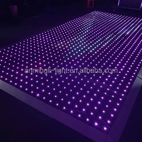P10 led דיגיטלי פיקסל אנימציה בקרת וידאו רחבת ריקודים/אלחוטי LED ריקוד רצפת 60cm * 60cm