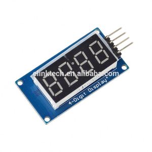 TM1637 4 bit digitale modulo Display a LED 7 segmento 0.36 pollici orologio rosso tubo anodo quattro seriale Driver di bordo offerta calda - Product Image 4