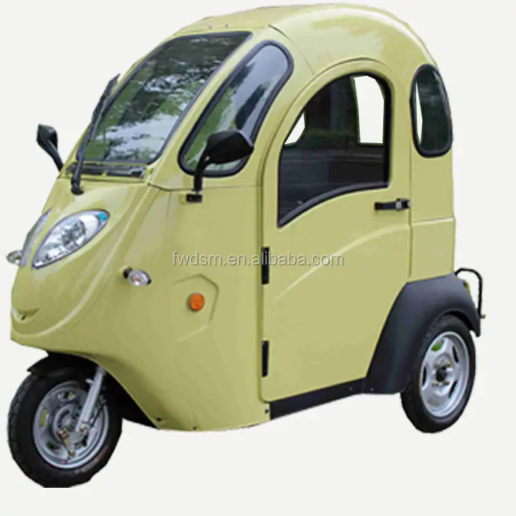 Enclosed Cabine Electric Scooter Three Wheeler