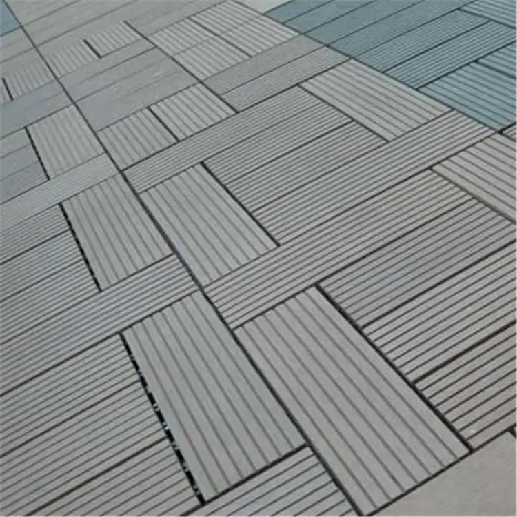 Outdoor cheap WPC DIY interlocking composite deck tiles/cheap wood composite decking tile