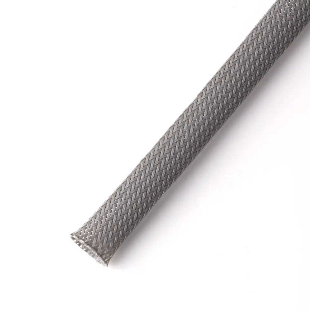 10MM pet braided sleeving Plastic Tube Knitted Wire Mesh Tube