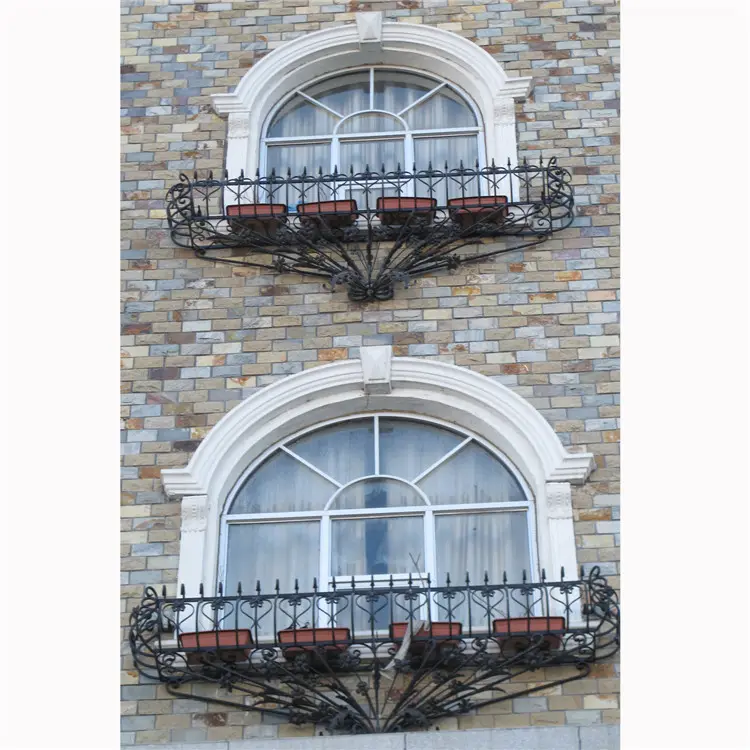Casa decorativo a buon mercato windows ferro griglia di disegno per balcone
