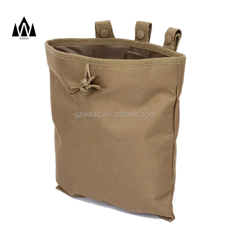 Bolsa de basura plegable táctica, bolsas de recuperación de revistas Mag, Molle enrollable