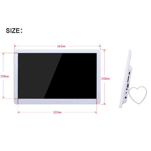 Nhà Máy Giá 10/12/14/15.4/21 Inch Độ Nét Cao Khung Ảnh Kỹ Thuật Số Với Đồng Hồ MP3 Video Phát Lại Kỹ Thuật Số Album Điện Tử - Product Image 6