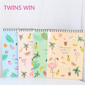 Cute Korean Stationery Factory Sale Fast Delivery <strong>Different</strong> <strong>Types</strong> White <strong>Paper</strong> Spiral <strong>Notebooks</strong> for School 1218