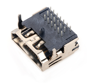 MUP-H21403 19pin Female 3 Row DIP Type Socket <strong>HDMI</strong>-compatible <strong>Connector</strong> for Set Top Box &amp; TV