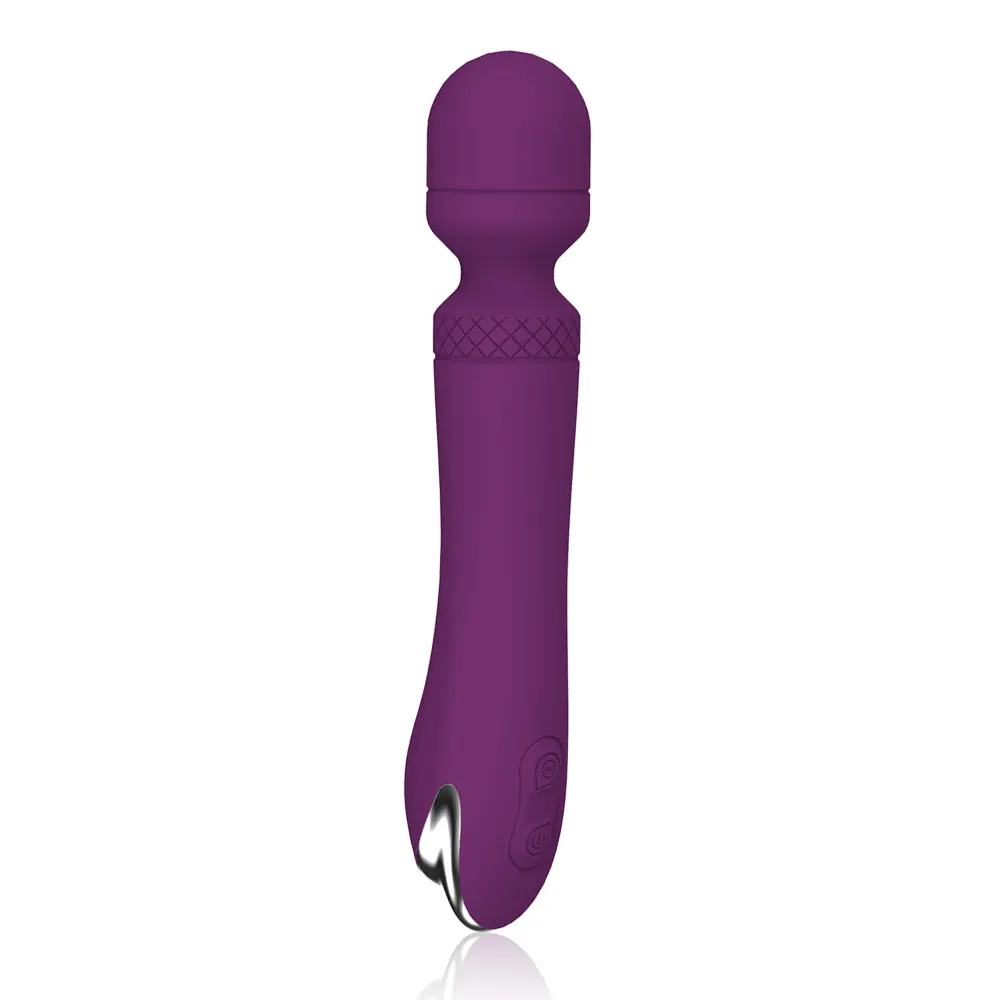 Y.Love vibrator pijat seks ungu untuk wanita, mainan vibrator av getar USB untuk wanita
