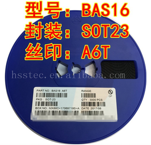 Mục Đích Chung Transistor <span class=keywords><strong>SMD</strong></span> <span class=keywords><strong>Diode</strong></span> Triode BAS16 A6 <span class=keywords><strong>A6T</strong></span> SOT-23 - Product Image 2