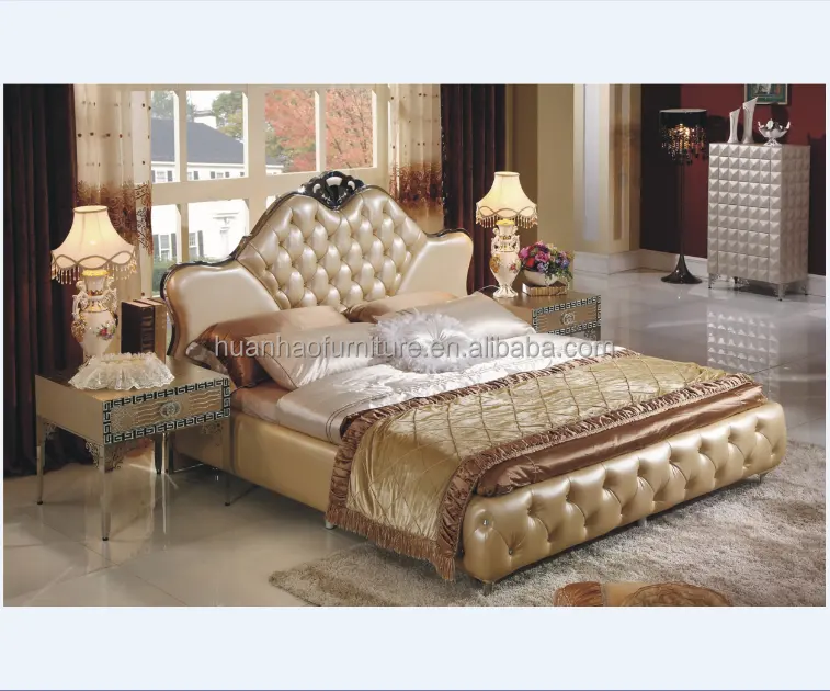 Mobiliário moderno de quarto usado camas de luxo