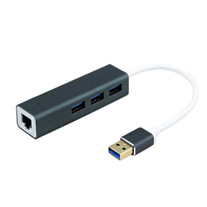 USB 3.0 Hub 3 Porte USB3.0 Hub USB 3.0 Connettore per il Dispositivo USB con RJ45 connettore - Product Image 3