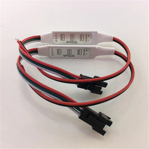 SP002E ขนาดเล็ก DC 5-24V 3ปุ่ม WS2812B คีย์ WS2811ที่อยู่ได้พิกเซล RGB ไฟ LED SPI คอนโทรลเลอร์ - Product Image 4