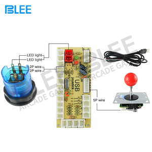 PCB לוח USB שבב ג 'ויסטיק ארקייד מחשב נדנדה שליטה