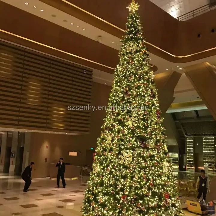 Arbol gigante de navidad para jardín, decoración de centro comercial, 8 metros