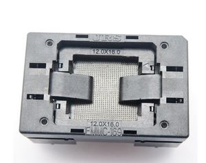 EMMC256 Pin Open Top IC <strong>Socket</strong>/connector EMMC256-1.0 Test <strong>Socket</strong> Memory Sdram Pc Video for Mobile Phone Data Recovery - Product Image 1