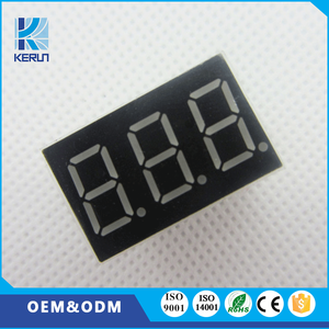 Cina all'ingrosso colore blu 12 pins 0.4 pollice misura piccola 3 cifre a 7 segmenti led orologio digitale