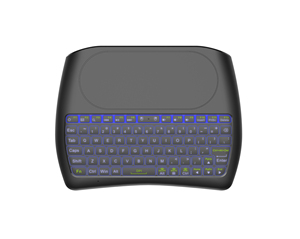 Más D8 inalámbrico 2,4 GHz retroiluminación mini teclado control remoto universal con touchpad - Product Image 6