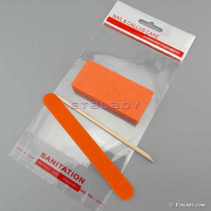 Premium Quality Disposable Green Small File and Mini Buffer Sets