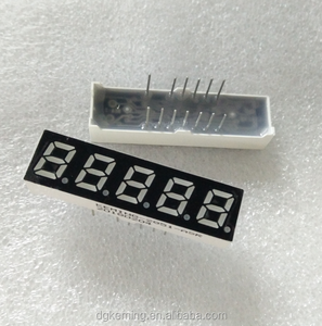 13 Pins Common Cathode 0.28&quot; Digit 7 Segment <strong>Led</strong> Display 5 Digit Blue