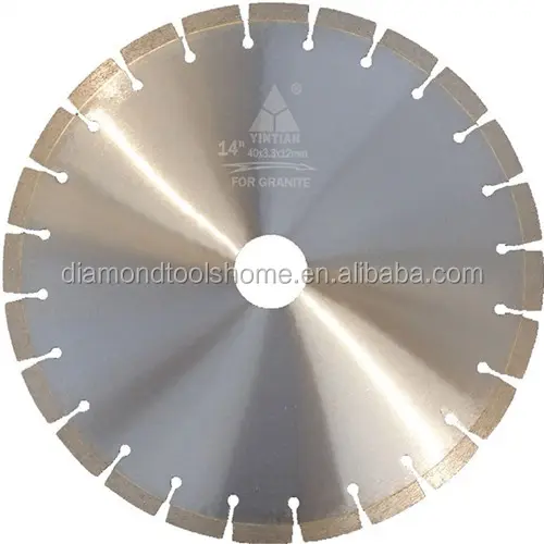 Disco de corte de diamante, lâmina de diamante para corte de granito 350mm